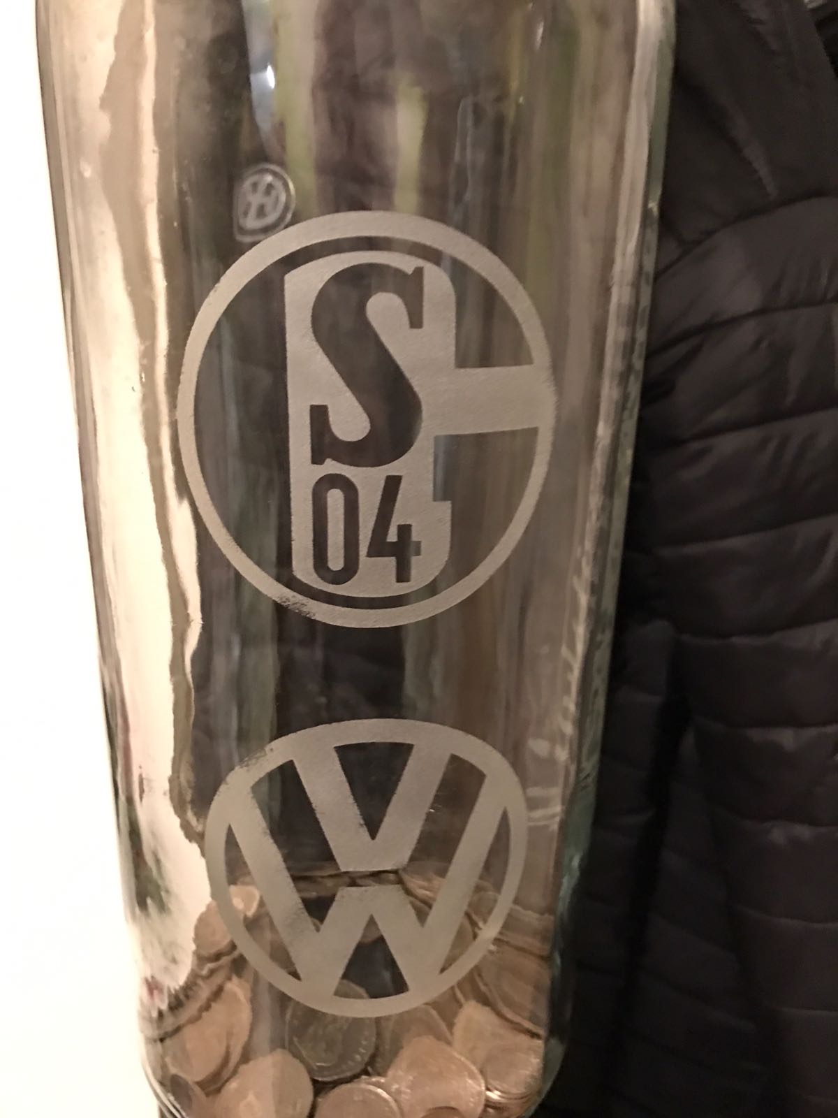 Sandstrahlen auf Glas