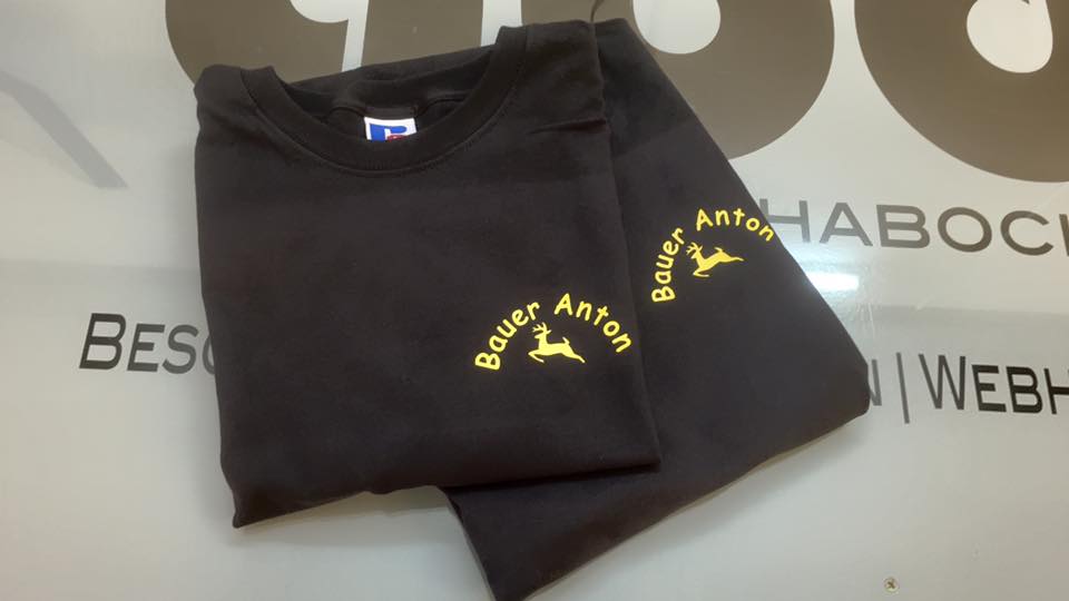 T-Shirt Kundenlogo