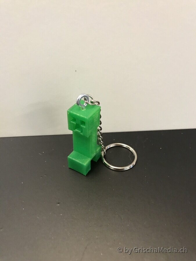 Minecraft Creeper Schlüsselanhänger
